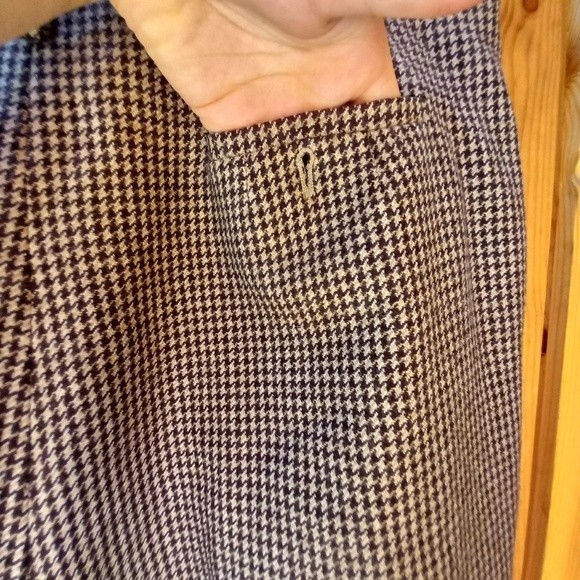 Vintage Talbots 100% Wool Womens Tweed Pants - Picture 7 of 8